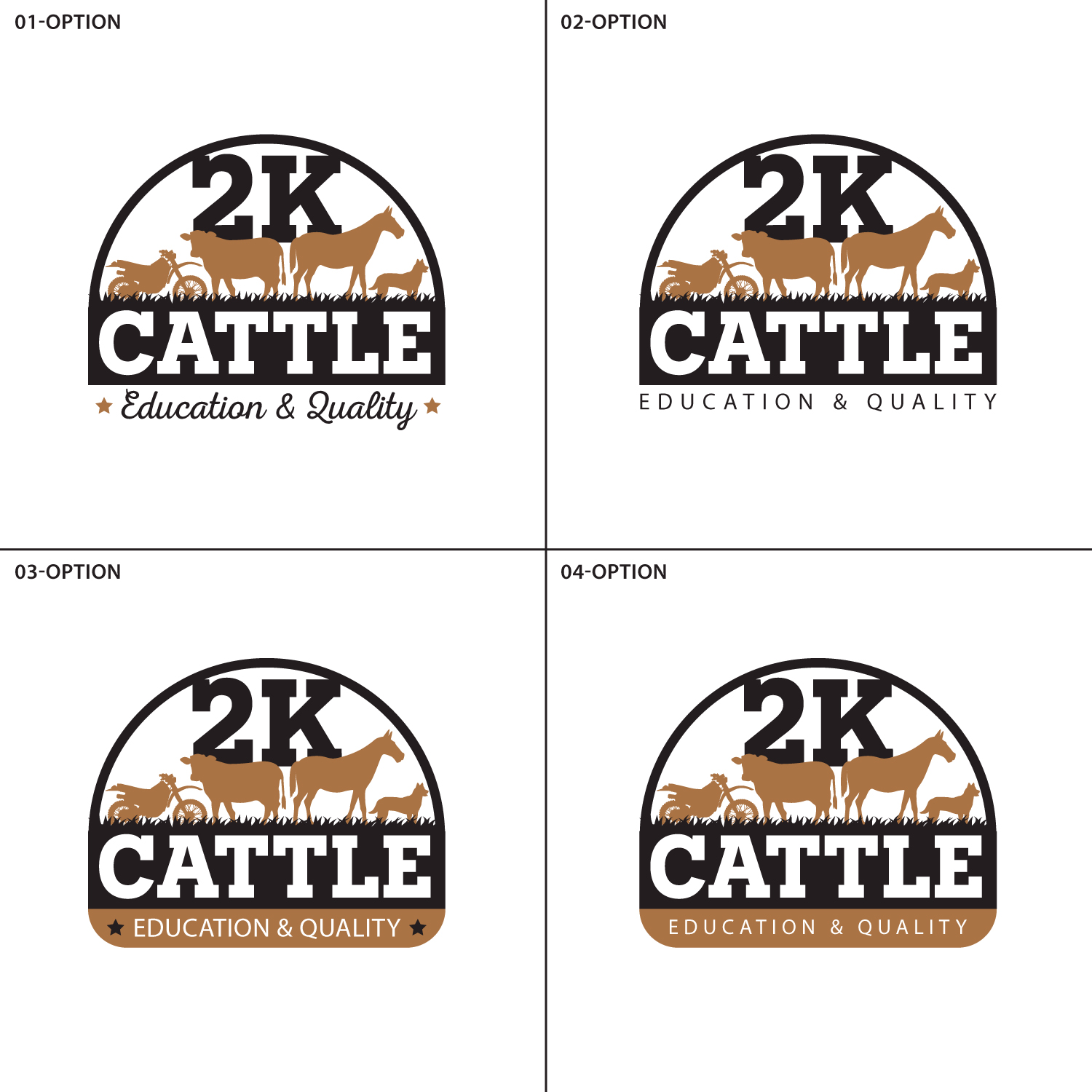 Diseño de Logo por DesignConnection Impressive Sol para 2K_Cattle | Diseño: #20555262