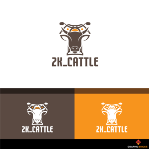 Our Logo should have 2K_Cattle as the title and we were looking for 2 K or C works as a tag line to describe us. | Logo Design by Graphic Bricks