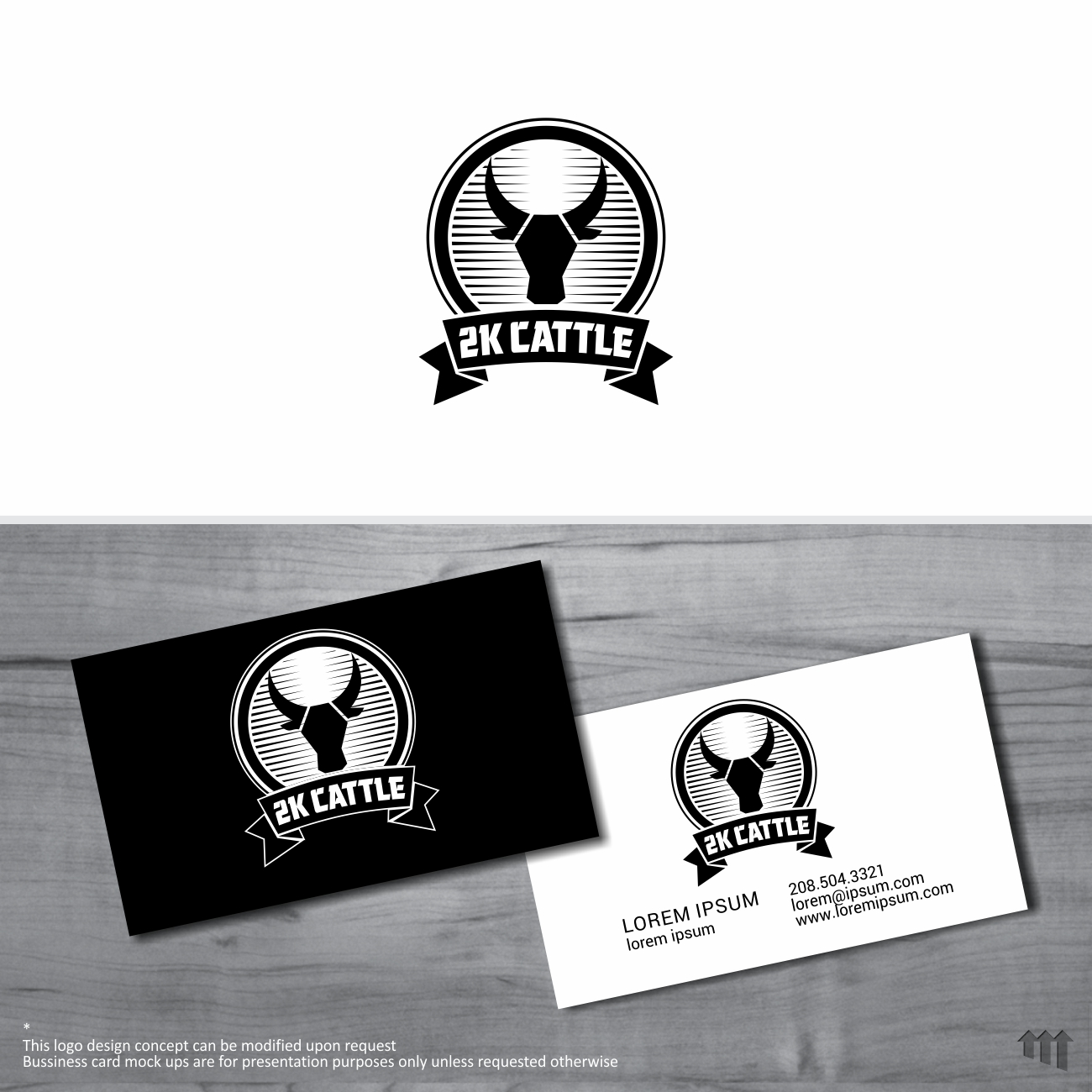 Logo Design by MBARO for 2K_Cattle | Design #20539381