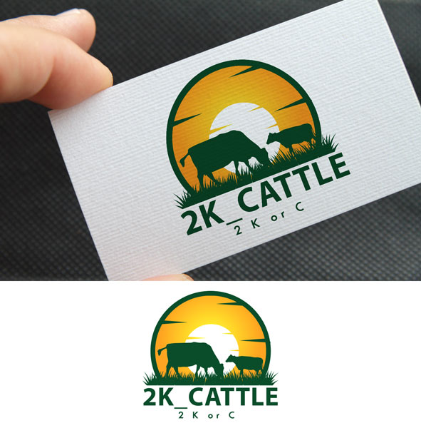 Logo Design by Farooq Zahid for 2K_Cattle | Design #20528256