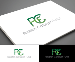 3 designs. (1) Text ‘PCF’ with a logo depicting growth / expansion / increase (2) Text ‘Pakistan Catalyst Fund’ with a logo same as 1. (3) The PCF text and logo with Pakistan Catalyst Fund written in full next to it. | Logo Design by future logo.com