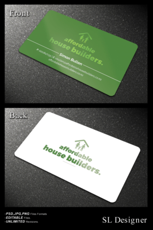 Building company buisness cards | Design de Carte de Visite par SL Designer