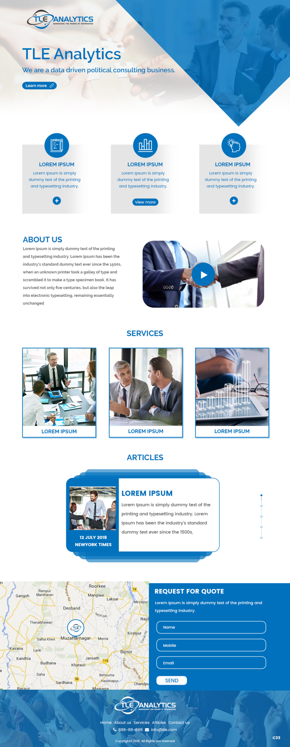Web Design by pb for this project | Design #20531765