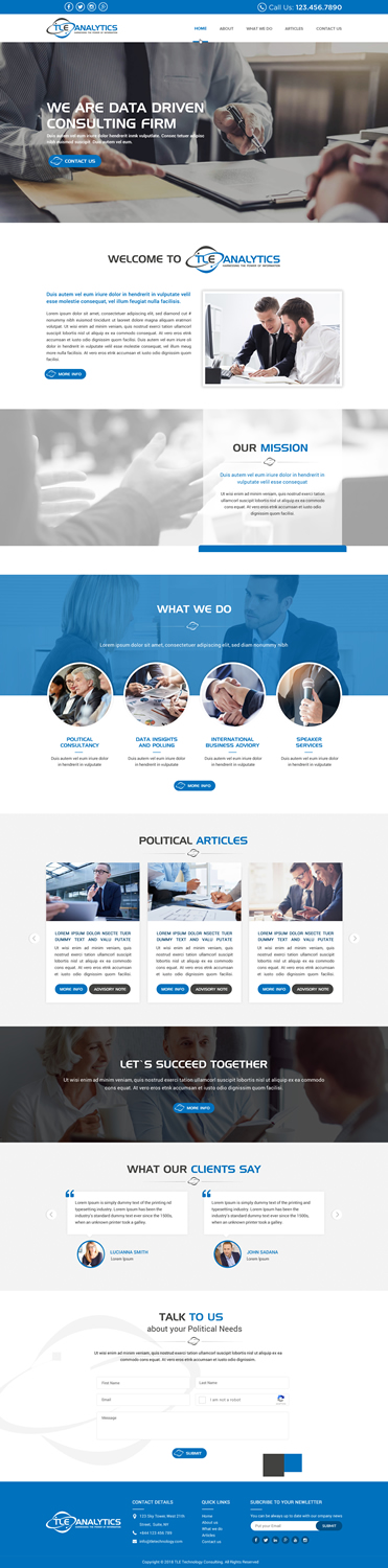 Web Design by Sbss for this project | Design #20537455