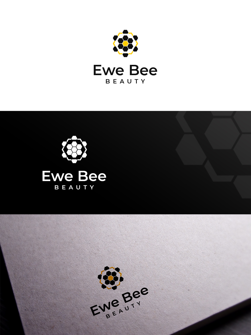 Logo Design by raffaella for Ewe Bee Beauty | Design #20524410