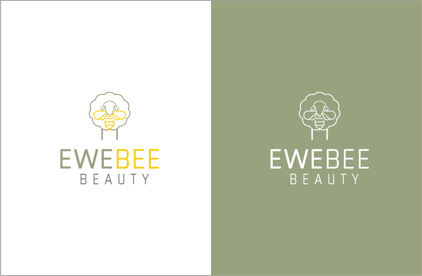 Logo Design by Prakash_arts for Ewe Bee Beauty | Design #20546205