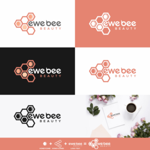 Logo Design by zatsukiki for Ewe Bee Beauty | Design: #20518610
