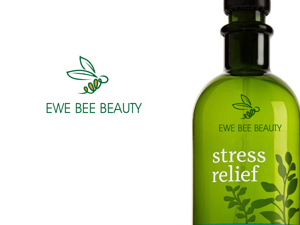 Logo Design by benito for Ewe Bee Beauty | Design #20541569