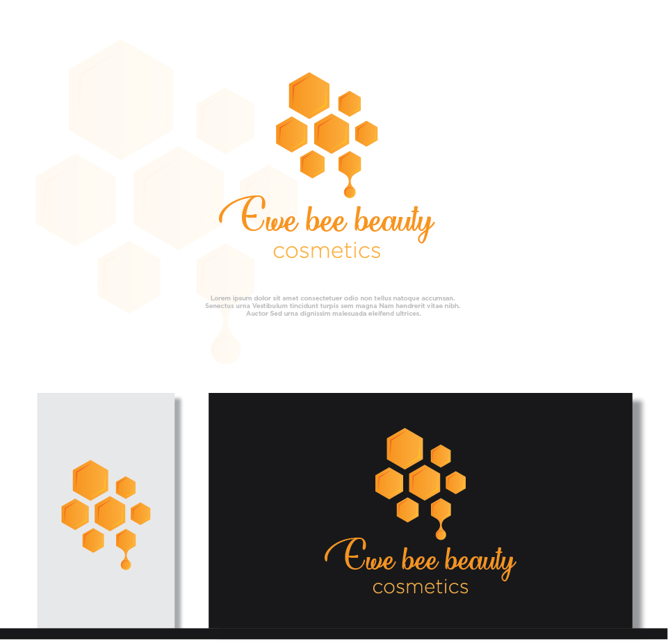 Logo Design by MancheDesign for Ewe Bee Beauty | Design #20523718