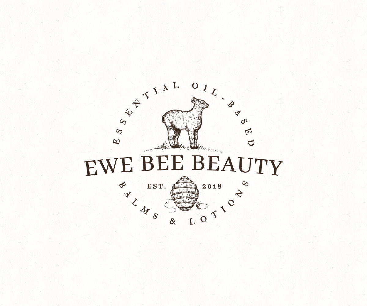 Logo Design by 91.kremena.petrova for Ewe Bee Beauty | Design #20524240