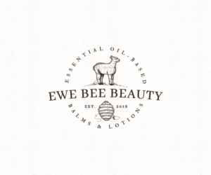 Logo Design by 91.kremena.petrova for Ewe Bee Beauty | Design: #20524240