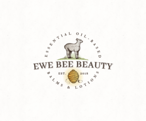 Logo Design by 91.kremena.petrova for Ewe Bee Beauty | Design: #20529259