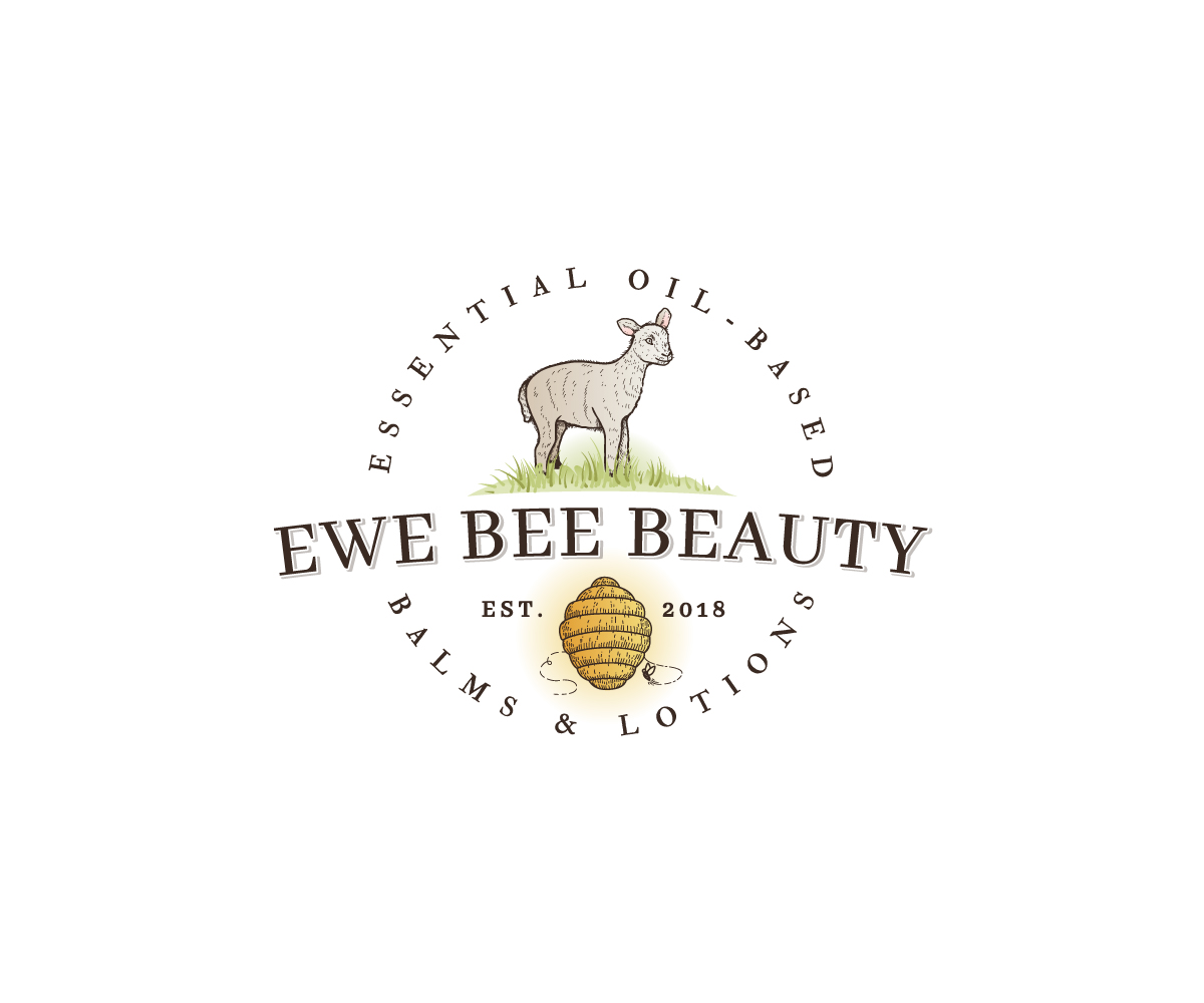 Logo Design by 91.kremena.petrova for Ewe Bee Beauty | Design #20660452