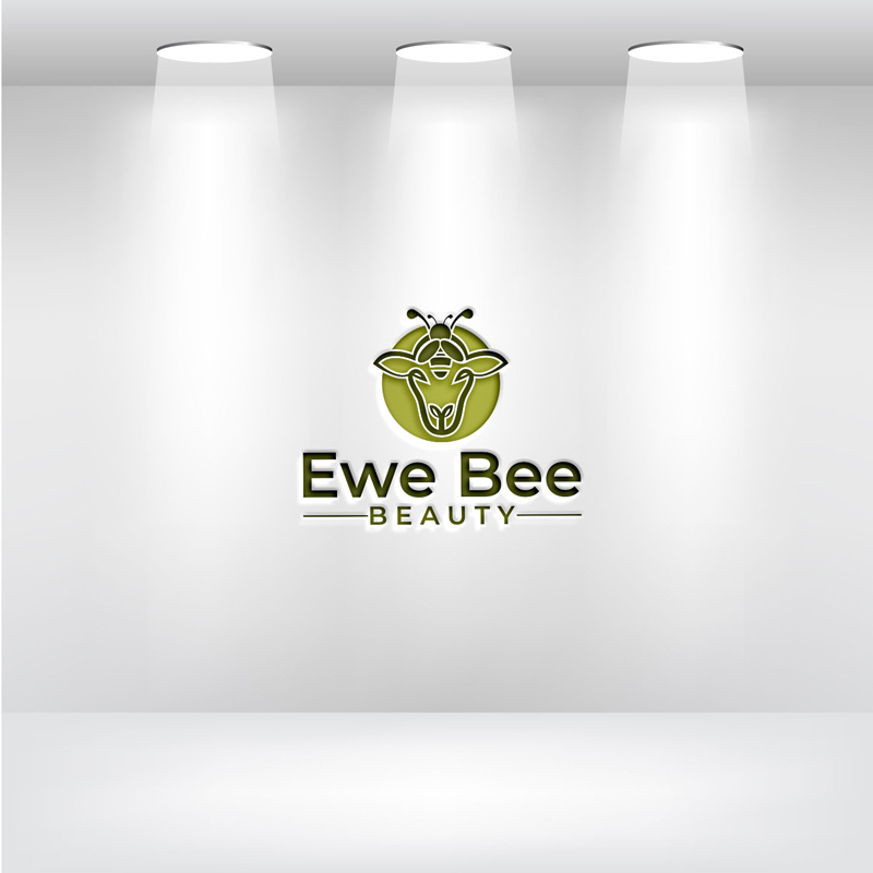 Logo Design by monmon for Ewe Bee Beauty | Design #20529124