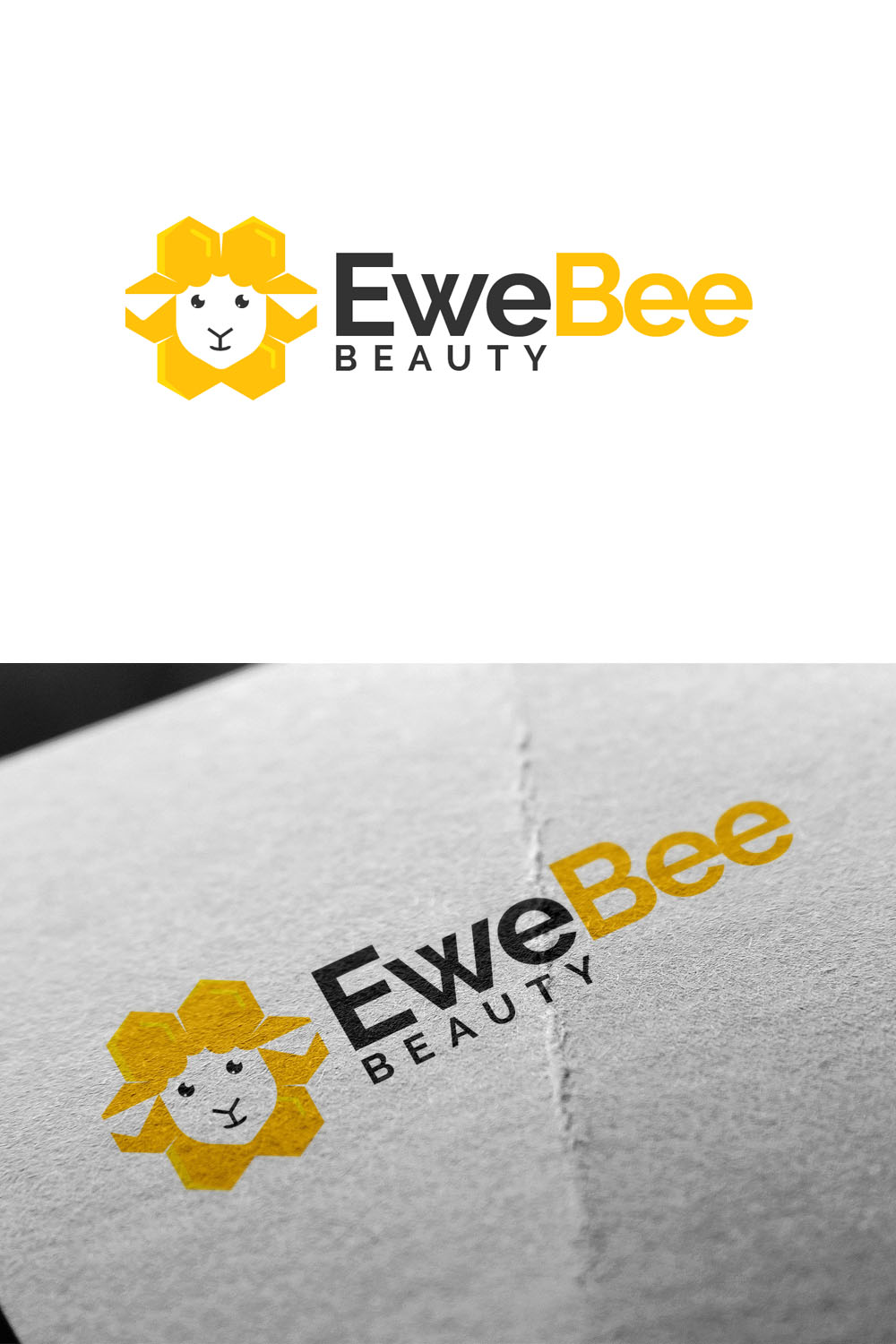 Logo Design by Rzk for Ewe Bee Beauty | Design #20527758