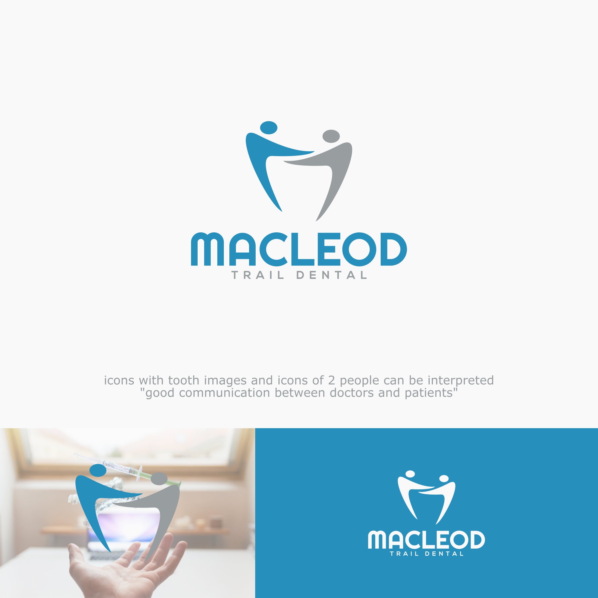 Logo Design by zatsukiki for Macleod Trail Dental | Design #20517054