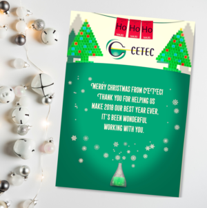 Email graphic for CETEC Christmas Message | Design Graphique par Marta van Eck