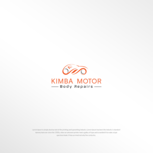 Kimba Motor Body Repairs / KMBR | Logo Design by SL Designer