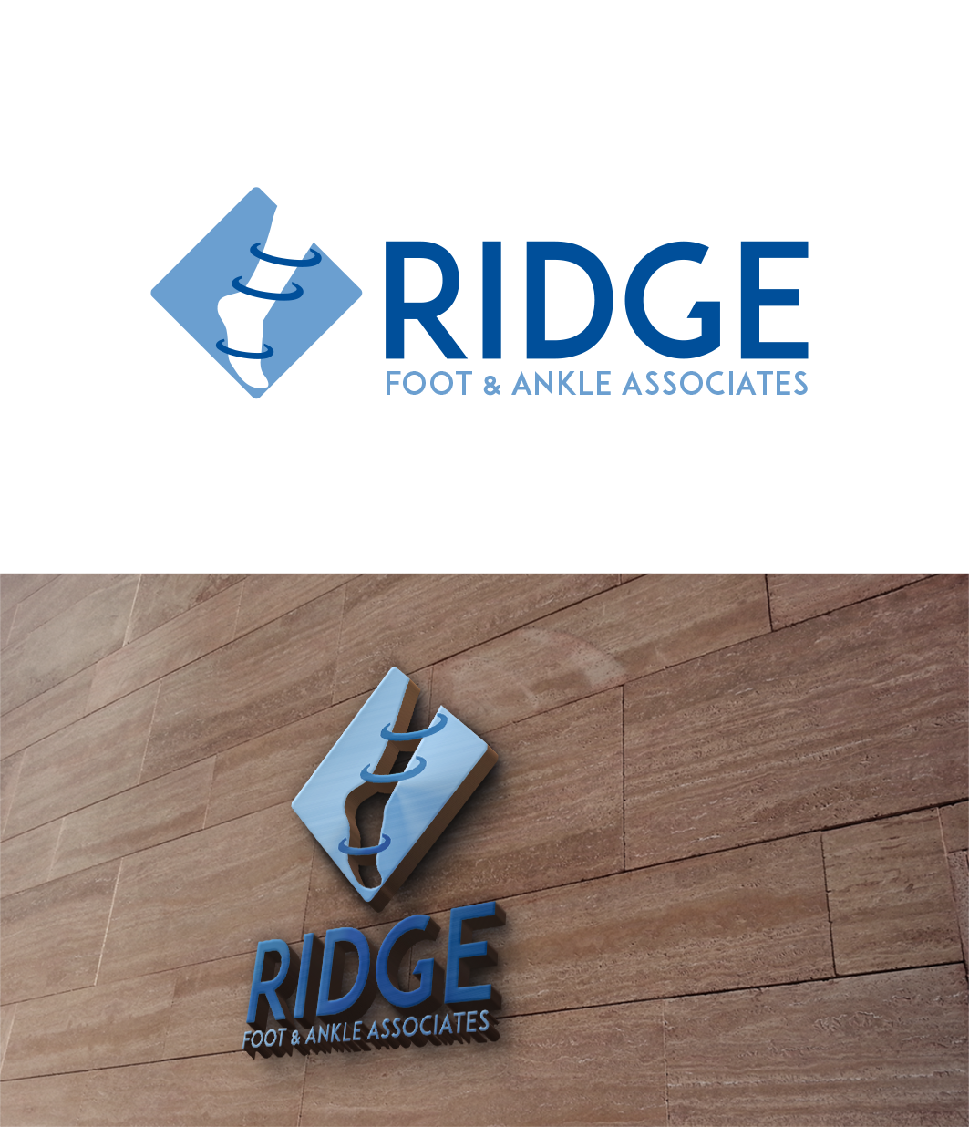 Logo Design by trufya for Ridge Foot and Ankle Associates | Design #20578907