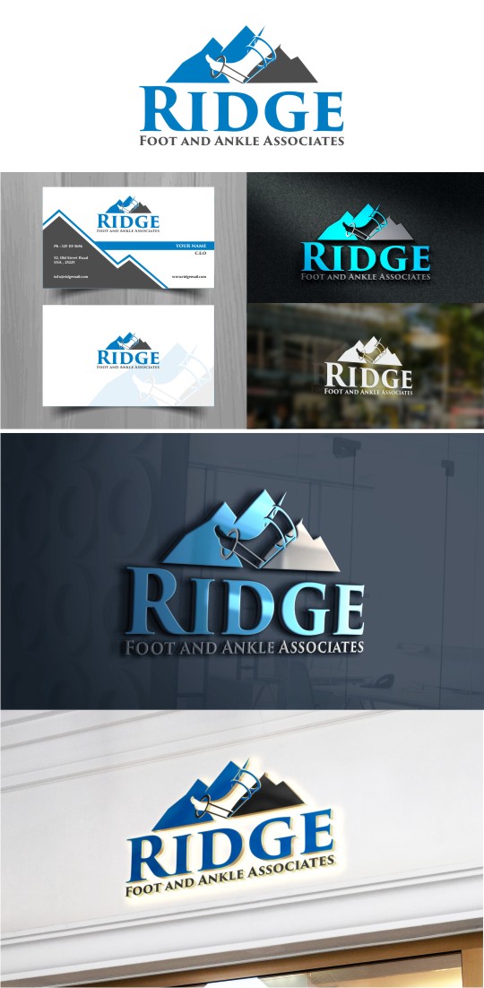 Logo Design by Soul Light for Ridge Foot and Ankle Associates | Design #20569967