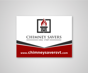 Yard sign for Chimney Buisness | Graphic Design by Andi Yan