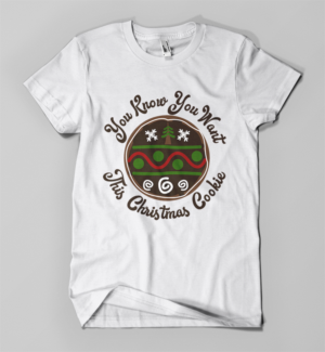 You know you want this Christmas cookie! | T-shirt Design by Jonya