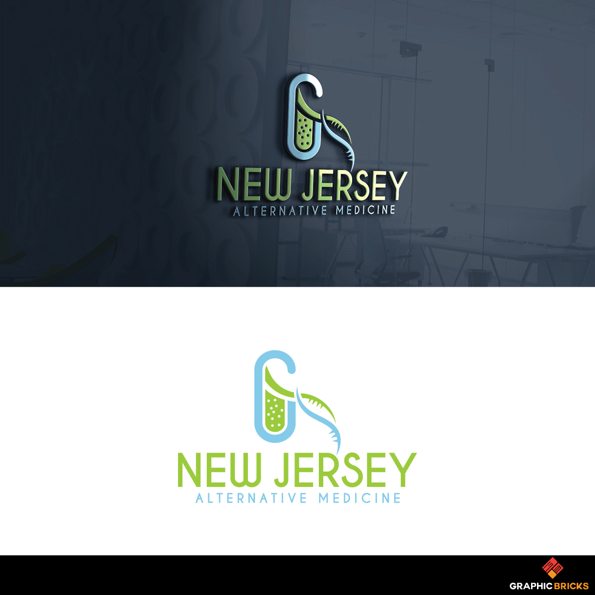 Logo Design by Graphic Bricks for New Jersey Alternative Medicine | Design #20529019