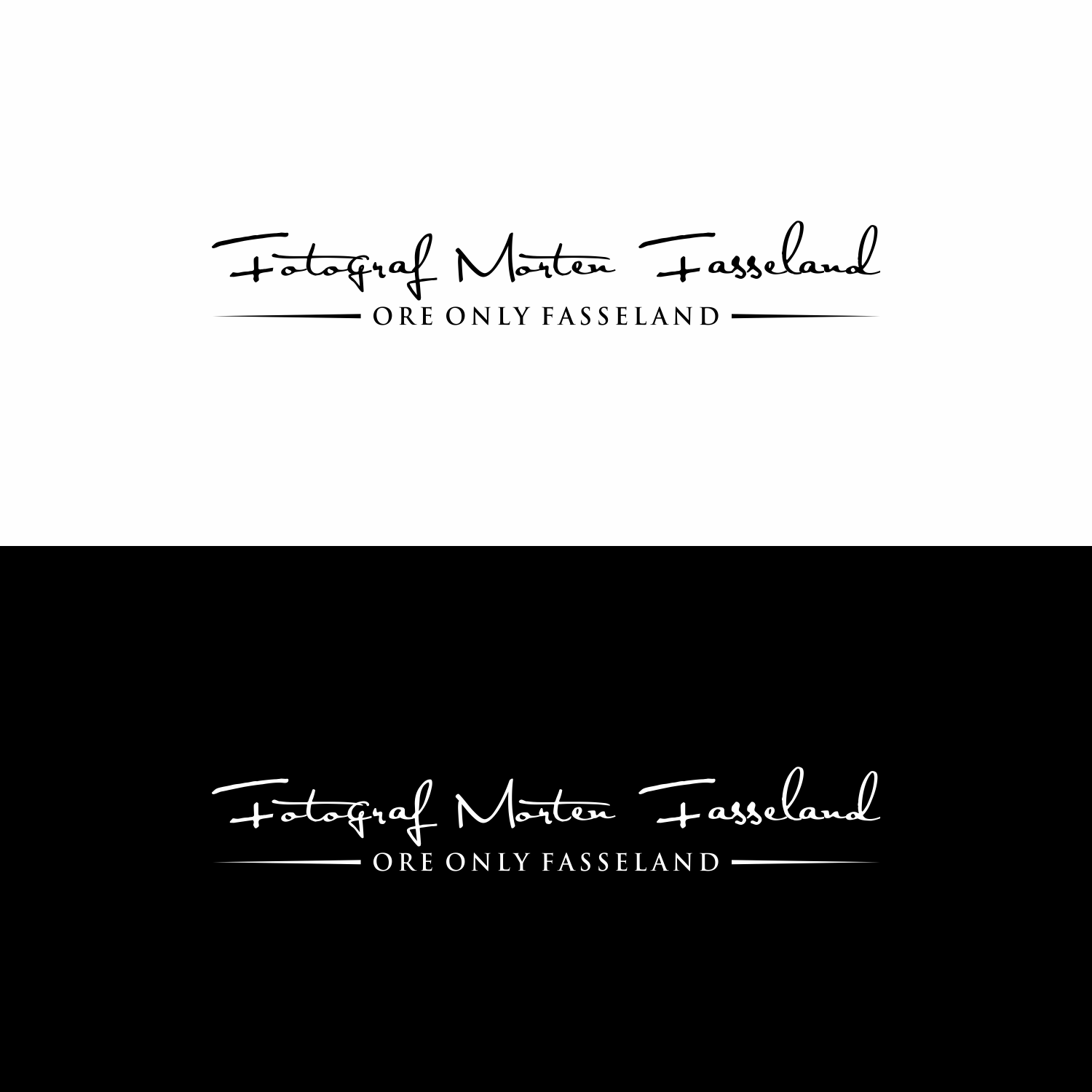 Diseño de Logo por saher khan 2 para Fotograf Morten Fasseland | Diseño #20538563
