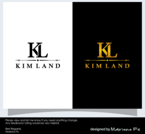 Kim Land | Logo Design by Mariono Fx