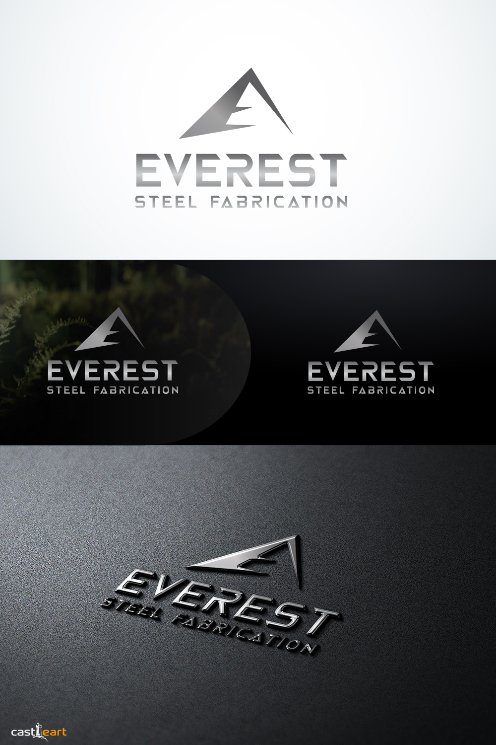 Logo Design by CastleArt for Everest Steel Fabrication | Design #20611575
