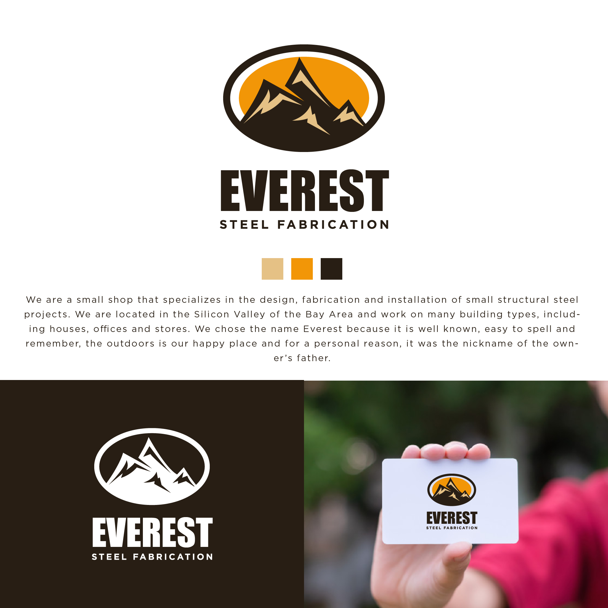 Logo Design by zatsukiki for Everest Steel Fabrication | Design #20544731