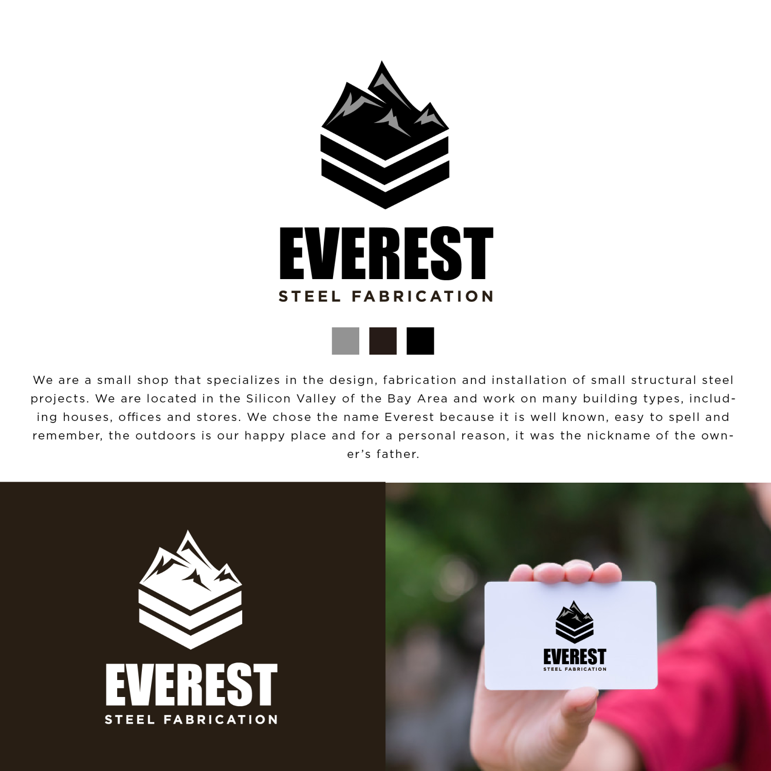 Logo Design by zatsukiki for Everest Steel Fabrication | Design #20556840