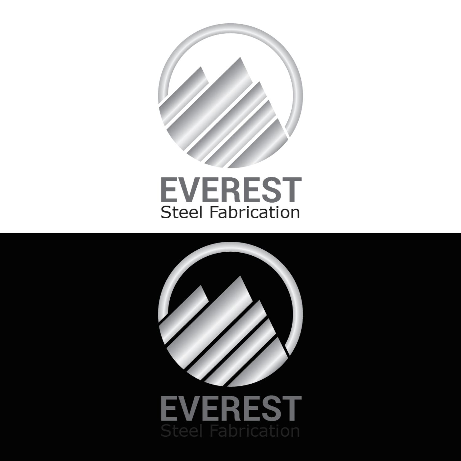 Logo Design by vexel Symphony for Everest Steel Fabrication | Design #20558939