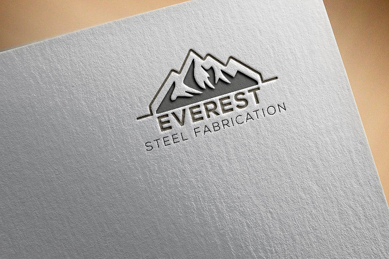 Logo Design by axel xhone 2 for Everest Steel Fabrication | Design #20557140