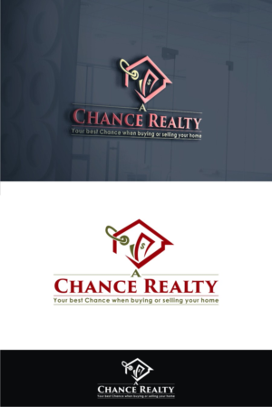 “A Chance Realty” with the tag line “Your best Chance when buying or selling your home” | Logo Design by Soul Light