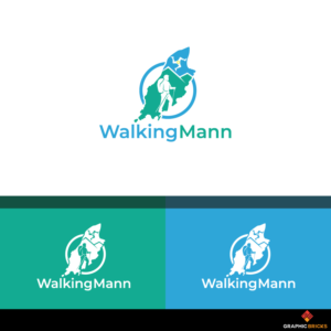 Walking Mann | Logo Design by Graphic Bricks