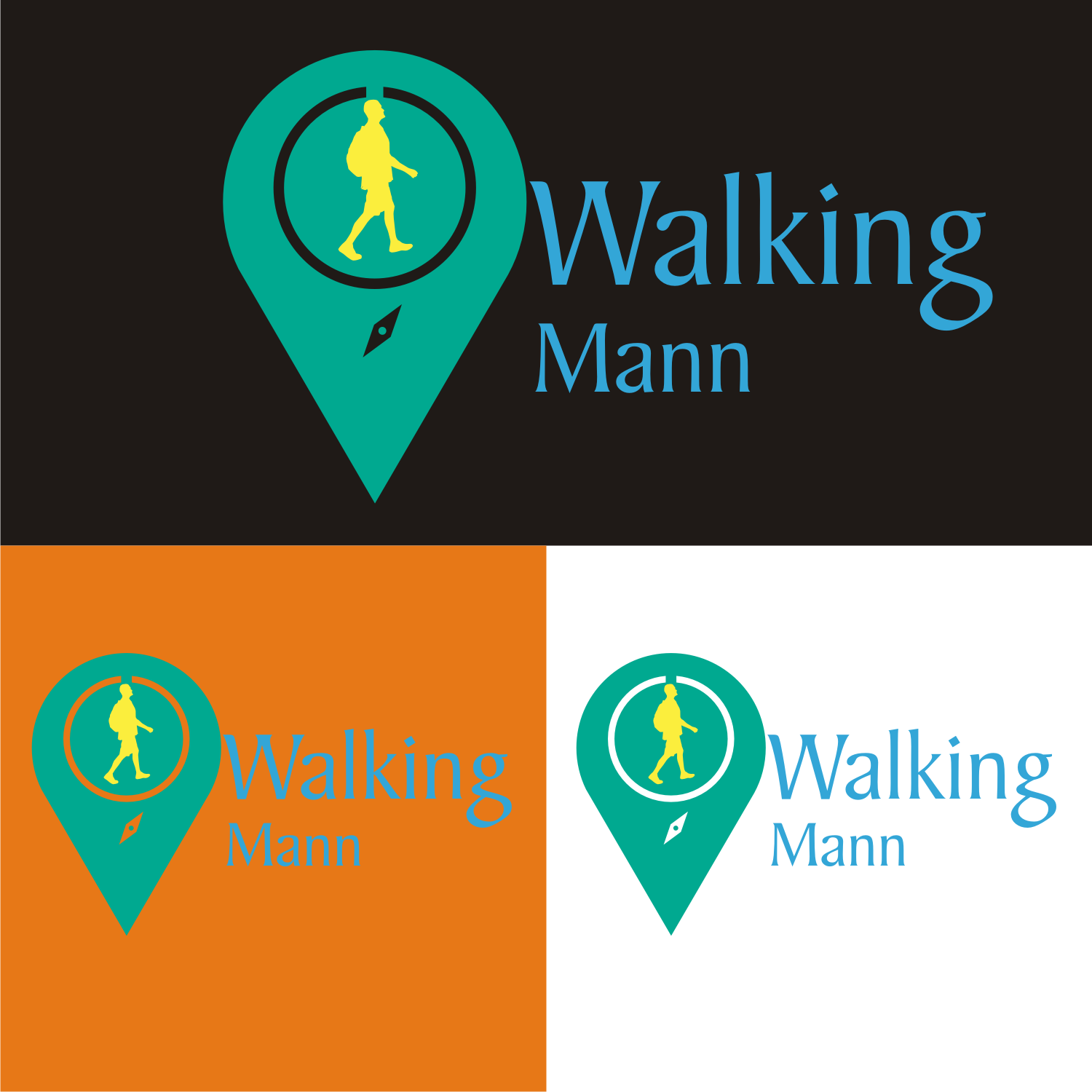 Logo-Design von #NAMELES für Walking Mann | Design #20582432