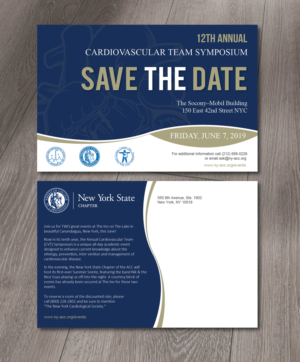 Design de Carte Postale par alex989 pour The New York Cardiological Society, Inc. | Design : #20560426