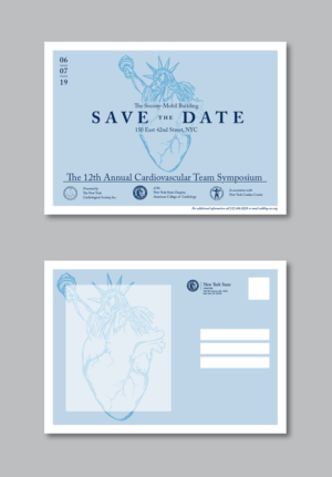 Design de Carte Postale par Alexandar pour The New York Cardiological Society, Inc. | Design : #20560669