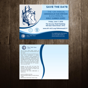 Design de Carte Postale par debdesign pour The New York Cardiological Society, Inc. | Design : #20537731