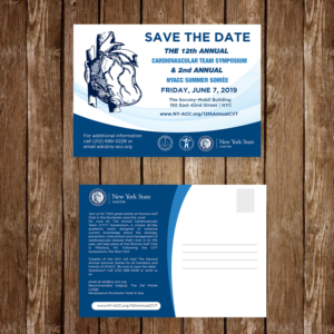 Design de Carte Postale par debdesign pour The New York Cardiological Society, Inc. | Design : #20621163