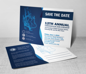 Design de Carte Postale par Deziners Zone pour The New York Cardiological Society, Inc. | Design : #20538177