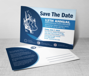 Design de Carte Postale par Deziners Zone pour The New York Cardiological Society, Inc. | Design : #20538178