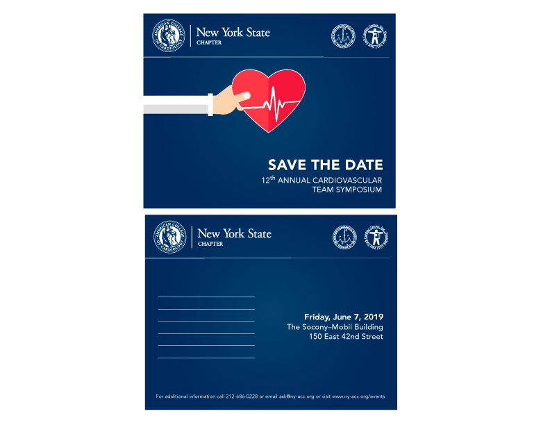 Design de Carte Postale par Sayari 3 pour The New York Cardiological Society, Inc. | Design #20560444