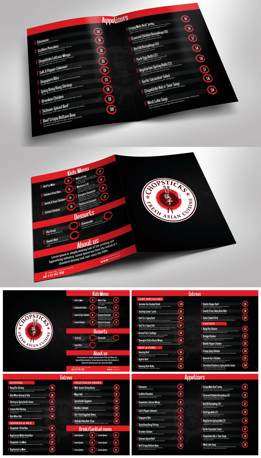 Purchase Menu Layout Menu Design for a Company by Impressive Sol | Design #20536863