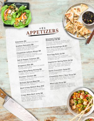 Menu Design by vondon for this project | Design: #20540575