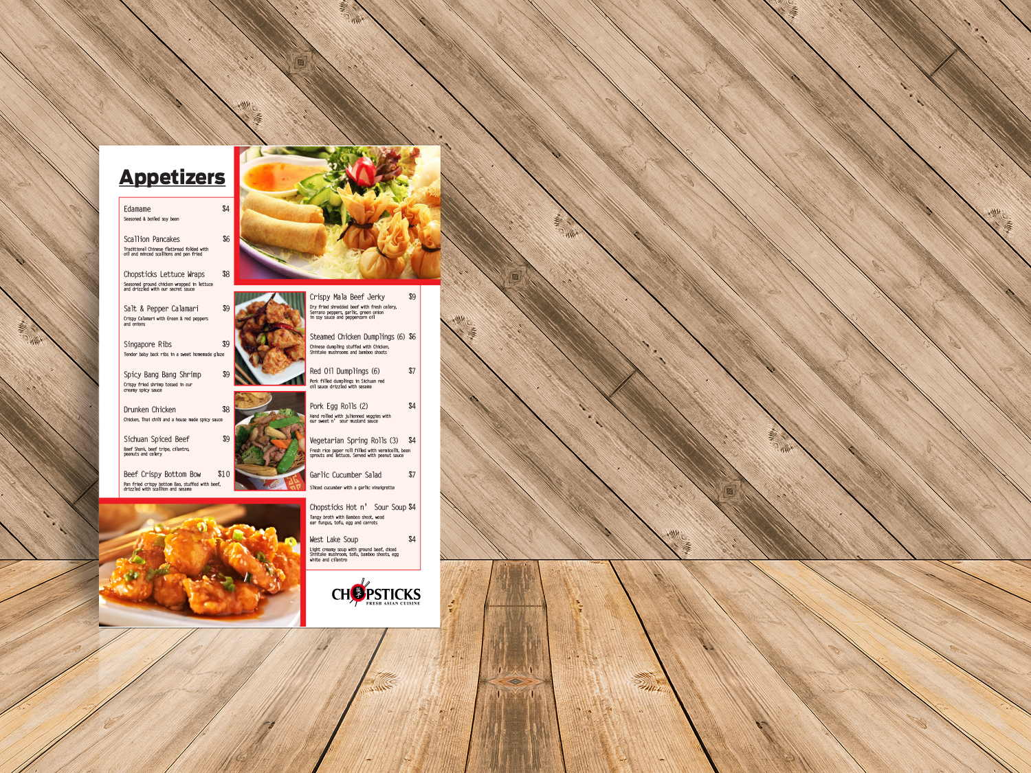 Menu Design by Uros 3 for this project | Design #20540010