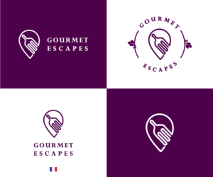 GOURMET ESCAPES | Logo Design by luiz otavio I DESIGN