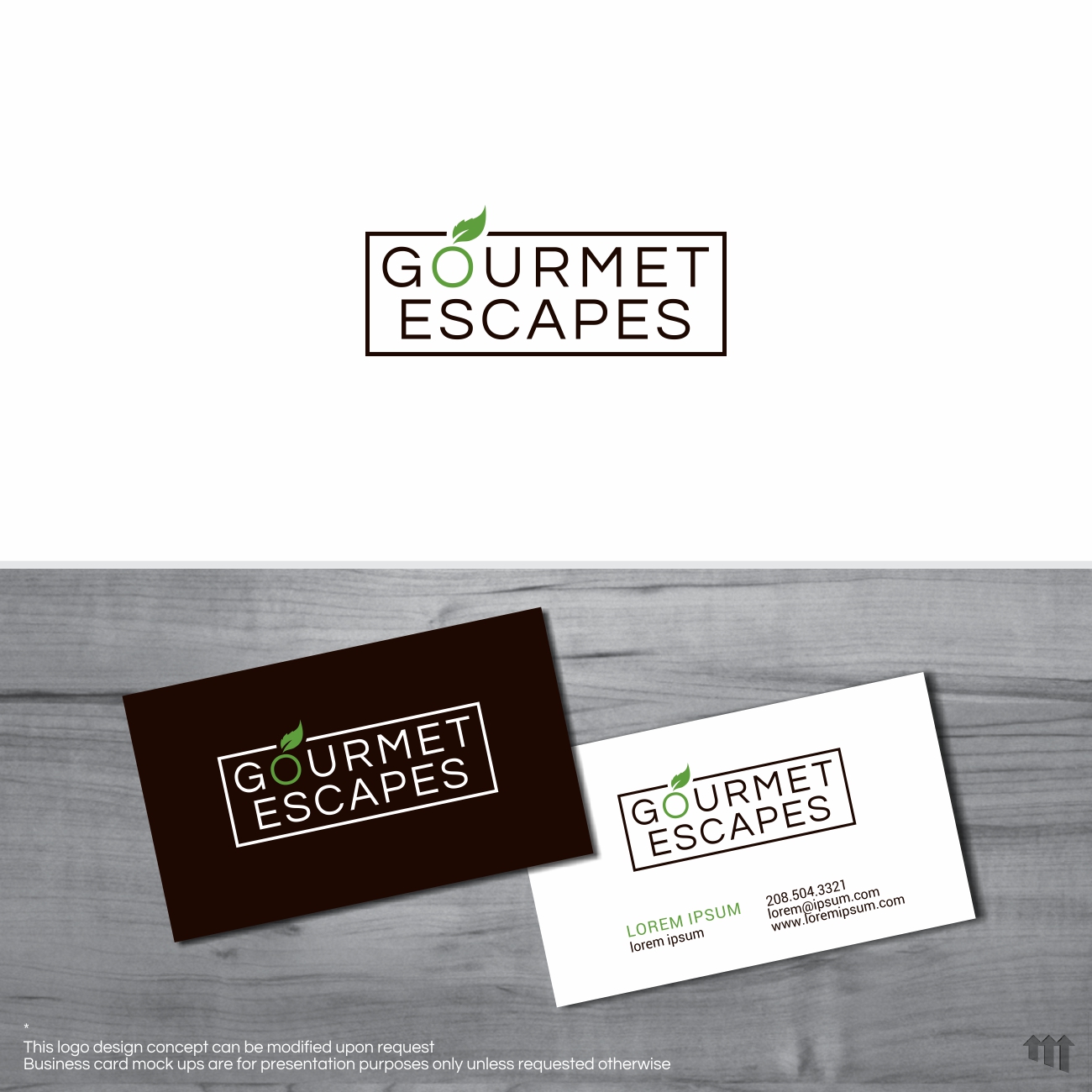 Logo Design by MBARO for Gourmet Escapes | Design #20565093