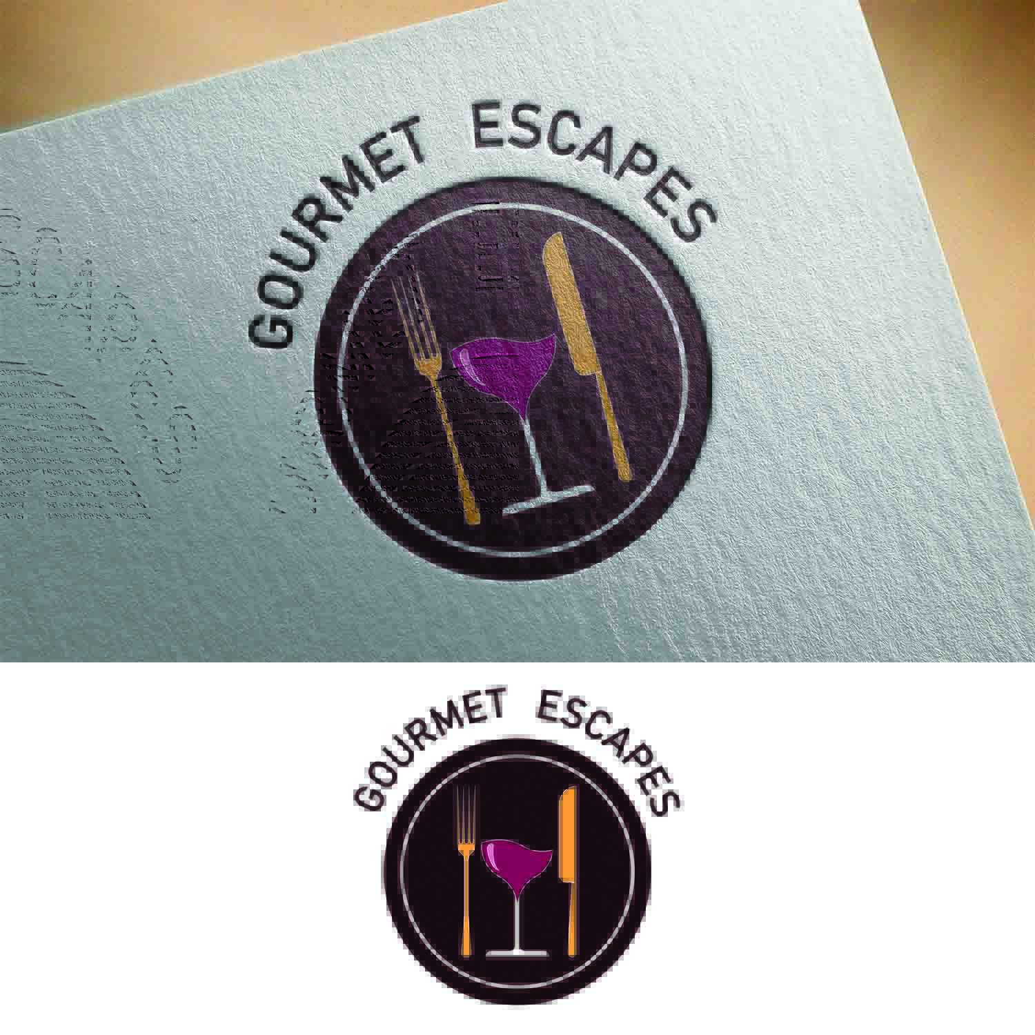 Logo Design by Parakrama 4 for Gourmet Escapes | Design #20587018